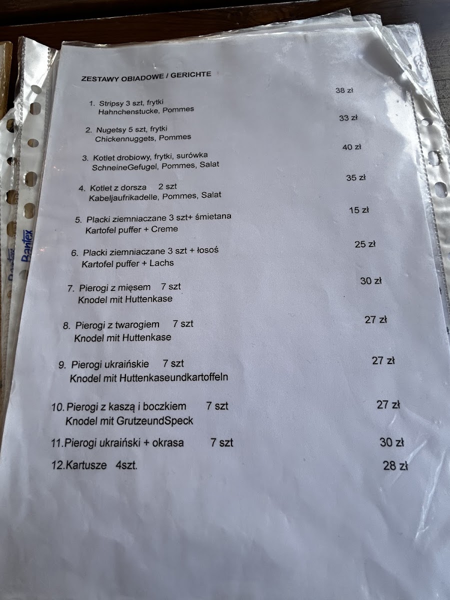 Menu Smażalnia Manufaktura Rybna-1